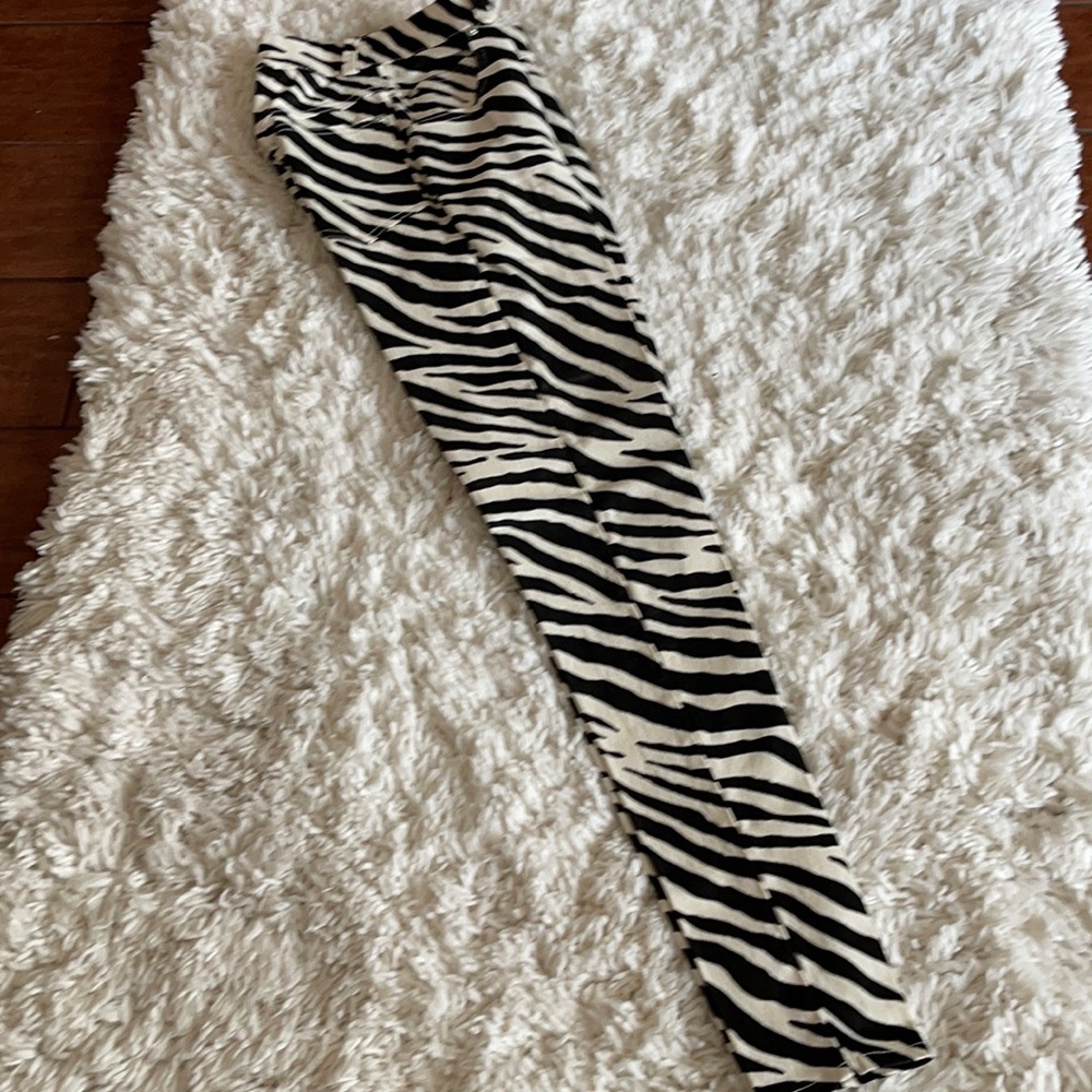 Zebra Striped Pants